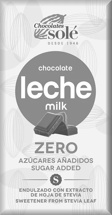 Solé Mléčná čokoláda se stévií 100 g